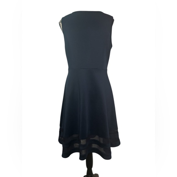 Lulu’s navy blue mini dress with mesh cutouts size large - Picture 7 of 14